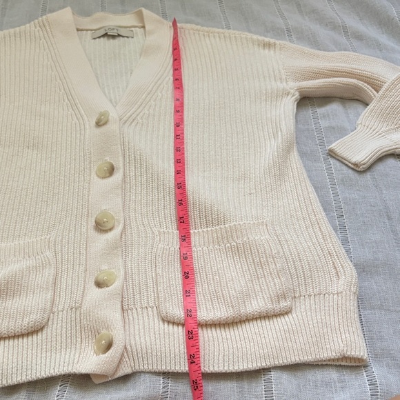 Loft Girlfriend Cream Cardigan Sweater - Picture 11 of 12